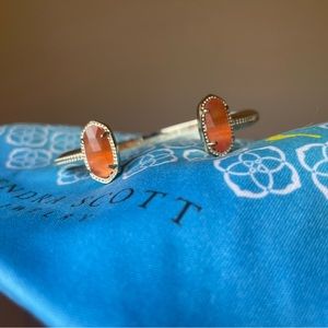 VGUC Custom Gold/Orange Cats Eye Elton Bracelet